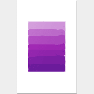 Purple Ombre Digital Art Posters and Art